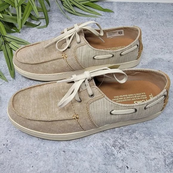 NWT Toms | Culver Loafers - Tan (Toffee Chambray Mix) - Picture 6 of 8